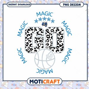 Orlando Magic Go Leopard PNG Design