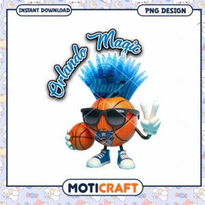 Orlando Magic Fun PNG Design for Instant Download