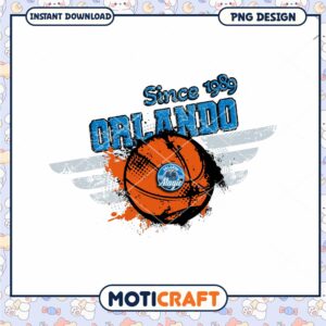 Orlando Magic Basketball Design since 1989 PNG Download