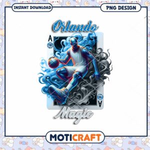 Orlando Magic Basketball Player PNG Design Download 2023
