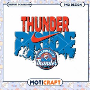 Oklahoma City Thunder Pride PNG Graphic Design Download
