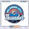 Oklahoma City Thunder PNG Design for Instant Download