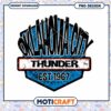 Oklahoma City Thunder PNG Design Instant Download Art