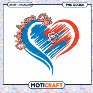 Oklahoma City Thunder Heart PNG