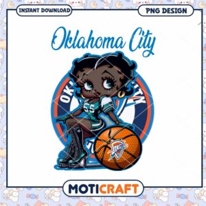 Oklahoma City Basketball PNG Graphic Download for Fans