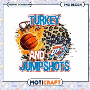 OKC Thunder Turkey Jumpshot PNG OKC Thunder Turkey Jumpshot PNG