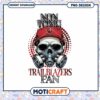 Non Toxic Trailblazers Fan Skull Art Instant Download PNG
