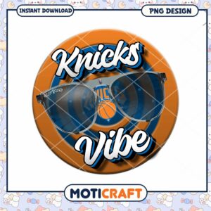 New York Knicks Sunglasses Vibe Instant Download PNG Art