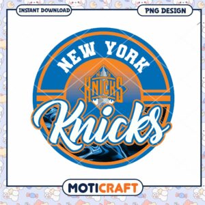 New York Knicks Team Logo PNG Instant Download Design