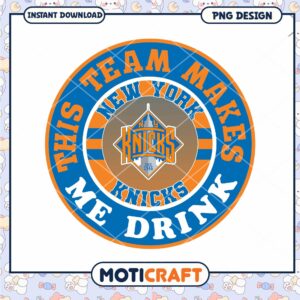 New York Knicks PNG Drink Design New York Knicks PNG Drink Design