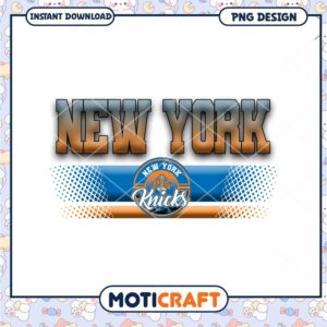 New York Knicks PNG Design Instant Download Graphic Art