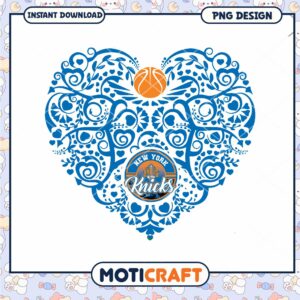 New York Knicks Heart PNG Design New York Knicks Heart PNG Design