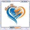 New York Knicks Heart Design Instant Download PNG File