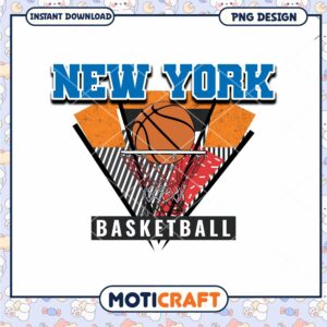 New York Basketball PNG Design
