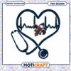 New Orleans Saints Heart Stethoscope PNG 2 New Orleans Saints Heart Stethoscope PNG
