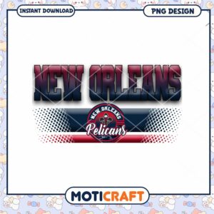 New Orleans Pelicans PNG Design for Instant Download Art