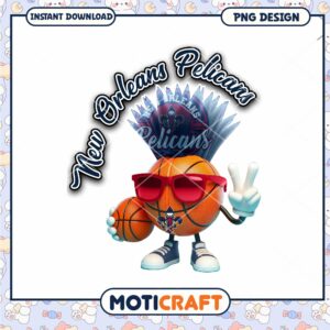 New Orleans Pelicans PNG Basketball Mascot