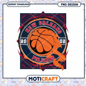 New Orleans Pelicans PNG Design 2002