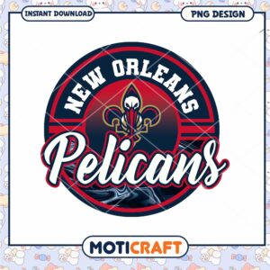 New Orleans Pelicans Logo PNG Instant Download Design