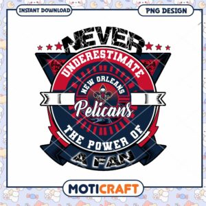 New Orleans Pelicans Fan PNG Design New Orleans Pelicans Fan PNG Design
