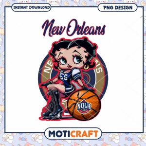 New Orleans Pelicans Betty Boop PNG New Orleans Pelicans Betty Boop PNG