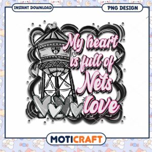 My Heart is Full of Nets Love PNG Design Downloadable Art My Heart is Full of Nets Love PNG Design Downloadable Art