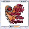 My Heart Belongs to the Raptors Basketball PNG Design Download