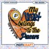 My Heart Belongs to the Pacers Basketball PNG Design Download 1 My Heart Belongs to the Pacers Basketball PNG Design Download