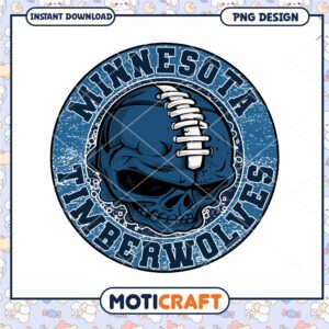 Minnesota Timberwolves Skull PNG