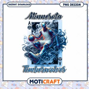 Minnesota Timberwolves PNG Sublimation Design
