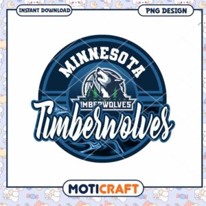 Minnesota Timberwolves Logo Instant Download PNG Art