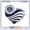 Minnesota Timberwolves Heart Design Instant Download PNG