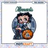 Minnesota Timberwolves Betty Boop PNG Design Download