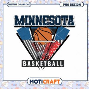 Minnesota Basketball PNG Design Instant Download