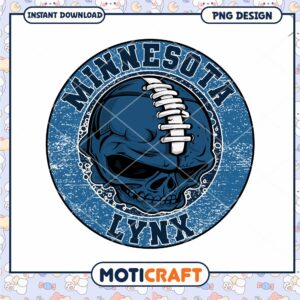 Minnesota Lynx Skull Football PNG Minnesota Lynx Skull Football PNG