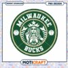 Milwaukee Bucks Starbucks PNG Design