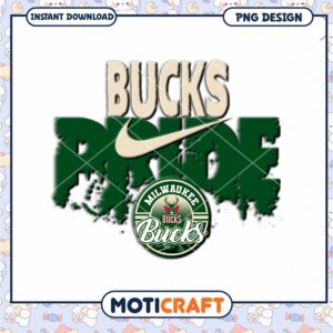 Milwaukee Bucks Pride PNG Design for Instant Download