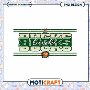 Milwaukee Bucks PNG Design Instant Download