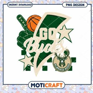 Milwaukee Bucks PNG Go Bucks Design