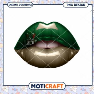 Milwaukee Bucks Lips PNG Design for Instant Download Milwaukee Bucks Lips PNG Design for Instant Download