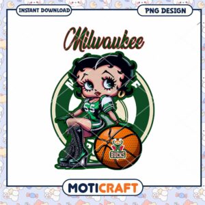Milwaukee Bucks Betty Boop PNG Milwaukee Bucks Betty Boop PNG