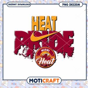 Miami Heat Pride PNG Design Download