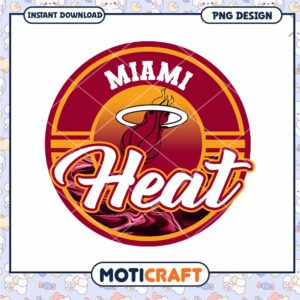Miami Heat PNG Logo Design Instant Download