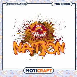 Miami Heat Nation PNG Design