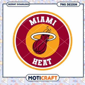 Miami Heat Logo Instant Download PNG Design for Fans Miami Heat Logo Instant Download PNG Design for Fans