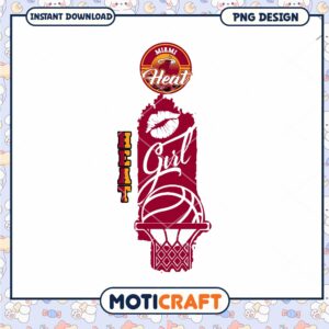 Miami Heat Girl PNG Sublimation Design Miami Heat Girl PNG Sublimation Design