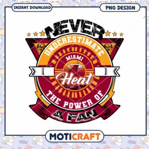 Miami Heat Fan Power PNG Design Miami Heat Fan Power PNG Design