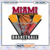 Miami Basketball PNG Design Instant Download