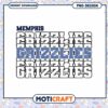 Memphis Grizzlies PNG Design Instant Download
