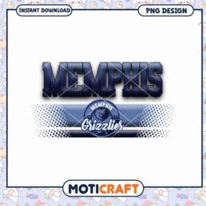 Memphis Grizzlies Logo Design Instant Download PNG File